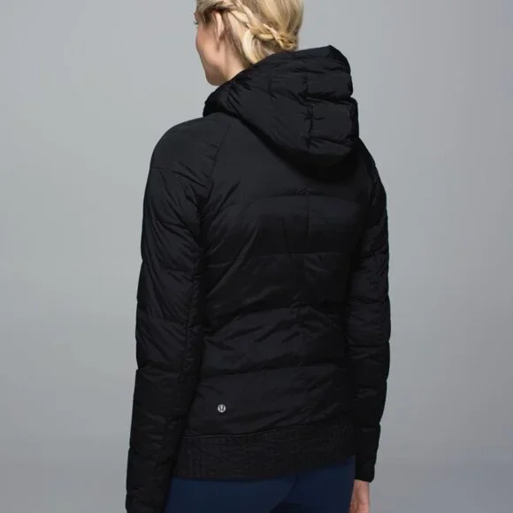 Lululemon Fluffed Up Goose Down Pullover Black Size 6 - Picture 2 of 15